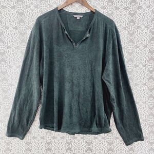 John Varvatos v neck pullover men's long sleeve shirt pattern XL